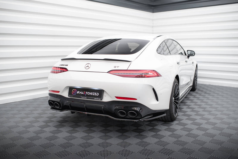Maxton Design Hinten Splitter (mit einem vertikalem balken) Mercedes-AMG GT 43 4 Door Coupe V8 Styling Package