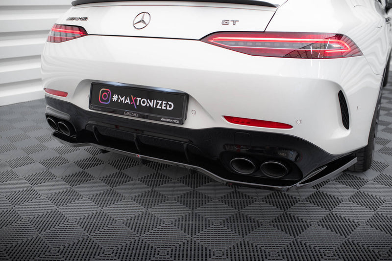 Maxton Design Hinten Splitter (mit einem vertikalem balken) Mercedes-AMG GT 43 4 Door Coupe V8 Styling Package