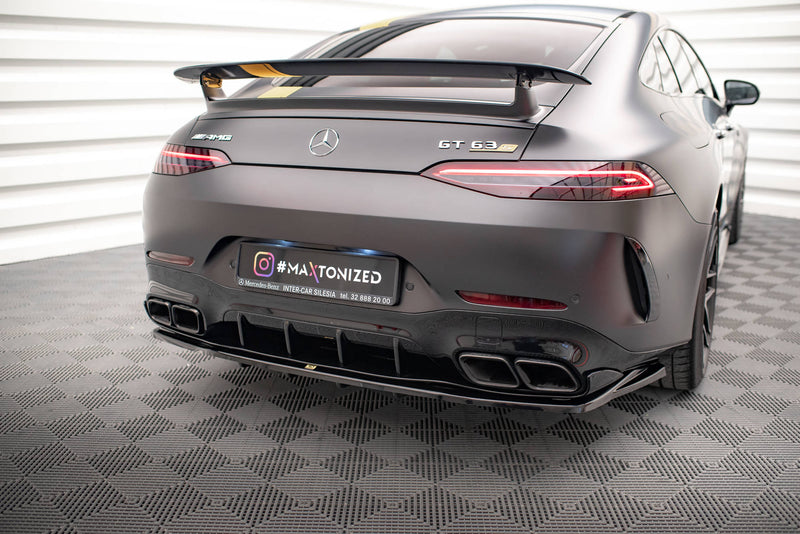 Maxton Design Hinten Splitter (mit einem vertikalem balken) Mercedes-AMG GT 63S 4-Door Coupe Aero