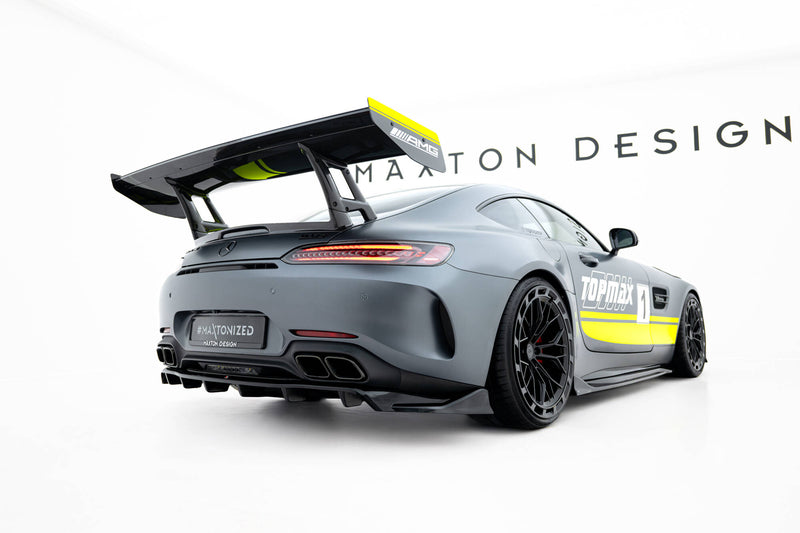 Maxton Design Hinten Splitter (mit einem vertikalem balken) Mercedes-AMG GT C C190 Facelift