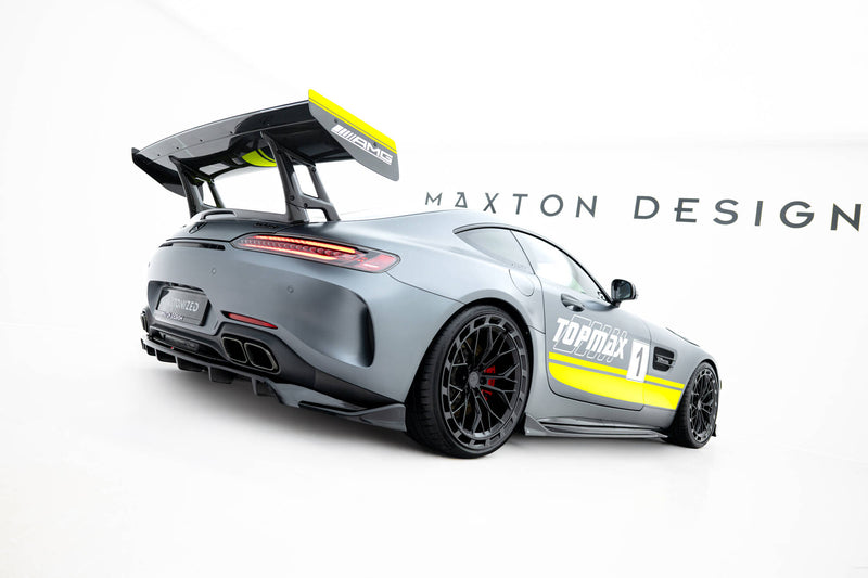 Maxton Design Hinten Splitter (mit einem vertikalem balken) Mercedes-AMG GT C C190 Facelift