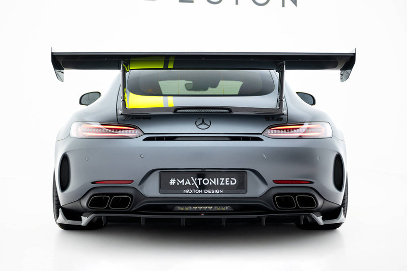 Maxton Design Hinten Splitter (mit einem vertikalem balken) Mercedes-AMG GT C C190 Facelift