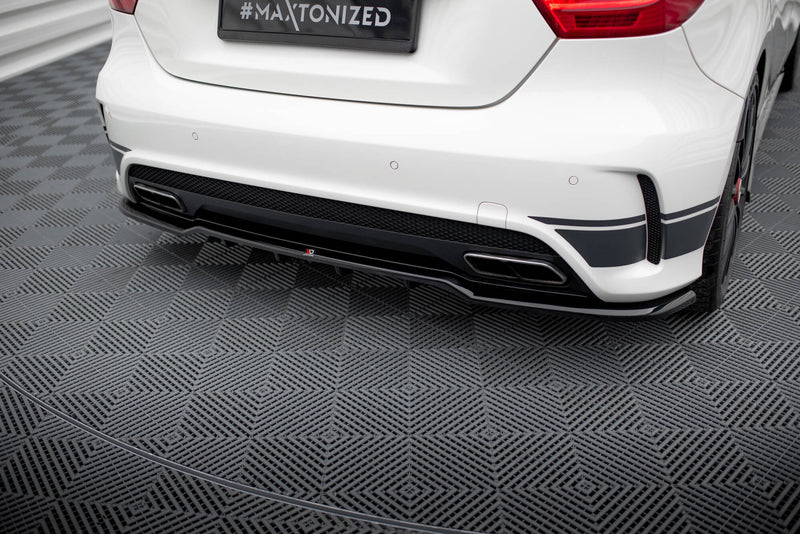 Maxton Design Hinten Splitter (mit einem vertikalem balken) Mercedes-Benz A45 AMG W176