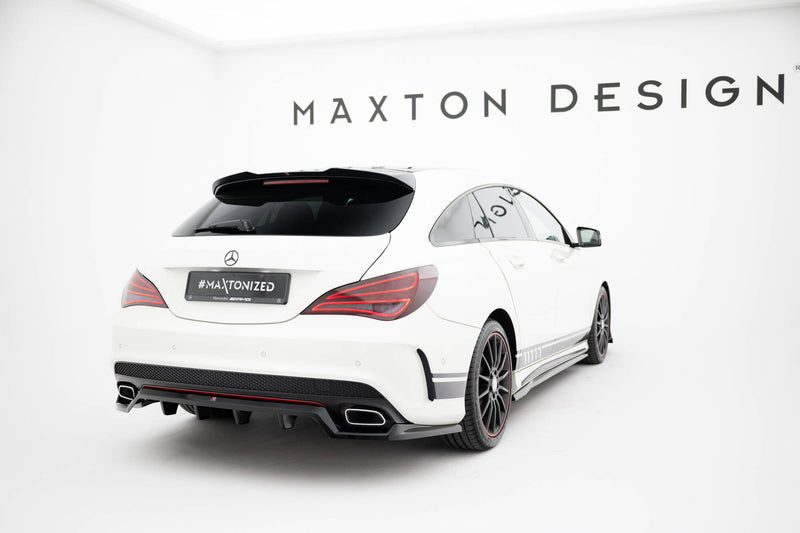 Maxton Design Hinten Splitter (mit einem vertikalem balken) Mercedes-Benz CLA AMG-Line C117