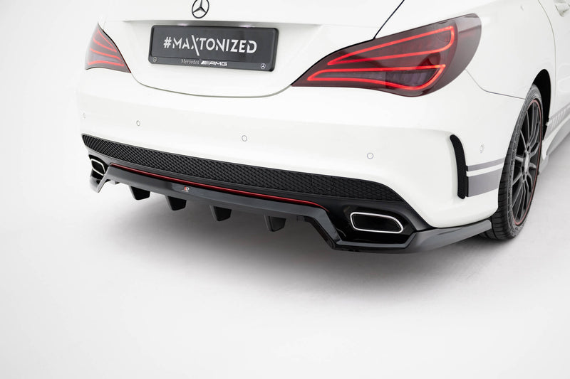 Maxton Design Hinten Splitter (mit einem vertikalem balken) Mercedes-Benz CLA AMG-Line C117