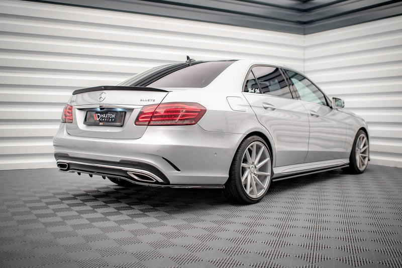 Maxton Design Hinten Splitter (mit einem vertikalem balken) Mercedes-Benz E AMG-Line Sedan W212 Facelift