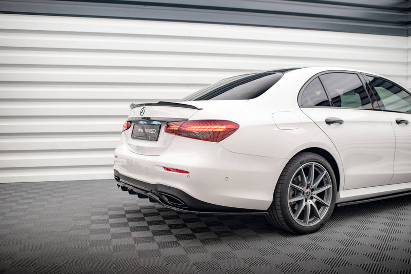 Maxton Design Hinten Splitter (mit einem vertikalem balken) Mercedes-Benz E AMG-Line Sedan W213 Facelift