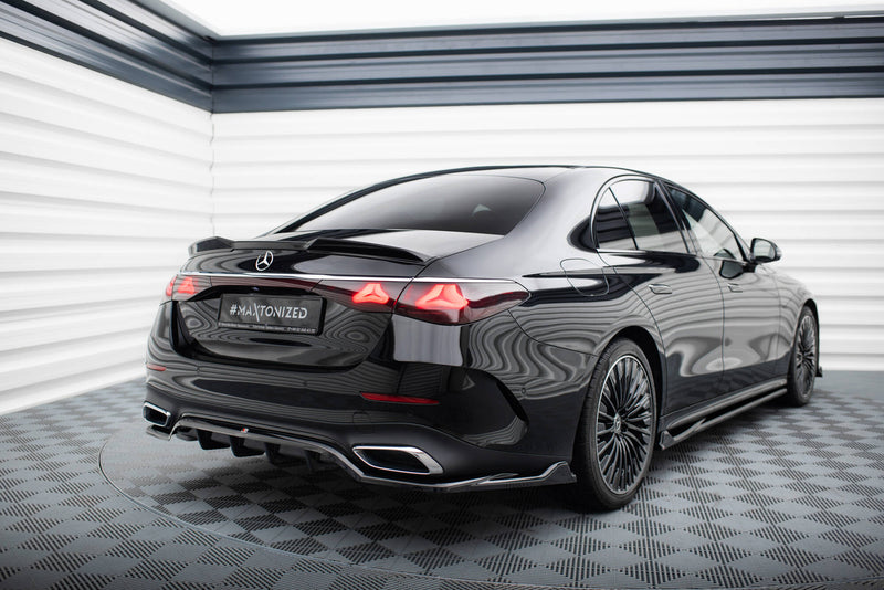 Maxton Design Hinten Splitter (mit einem vertikalem balken) Mercedes-Benz E AMG-Line W214