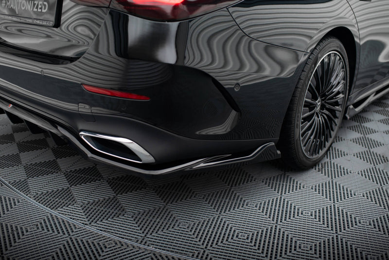 Maxton Design Hinten Splitter (mit einem vertikalem balken) Mercedes-Benz E AMG-Line W214
