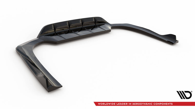Maxton Design Hinten Splitter (mit einem vertikalem balken) Mercedes-Benz E AMG-Line W214