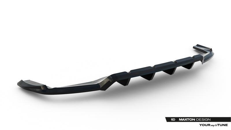 Maxton Design Hinten Splitter (mit einem vertikalem balken) Mercedes-Benz GLA 45 AMG X156 Facelift