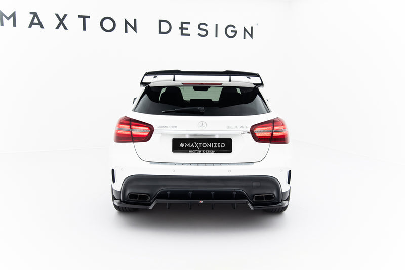 Maxton Design Hinten Splitter (mit einem vertikalem balken) Mercedes-Benz GLA 45 AMG X156 Facelift