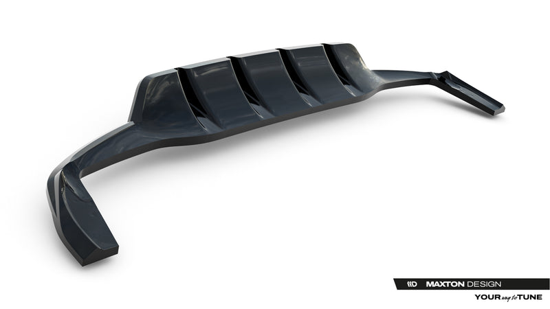 Maxton Design Hinten Splitter (mit einem vertikalem balken) Mercedes-Benz GLA 45 AMG X156 Facelift