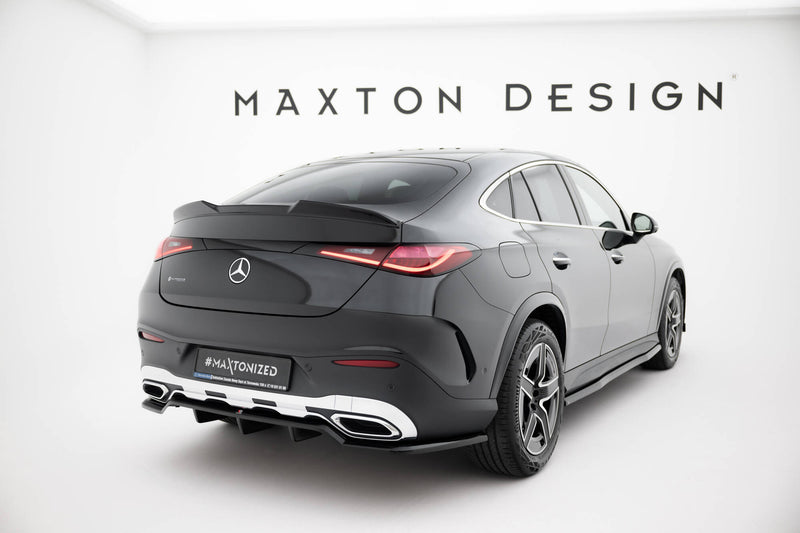 Maxton Design Hinten Splitter (mit einem vertikalem balken) Mercedes-Benz GLC Coupe AMG-Line C254