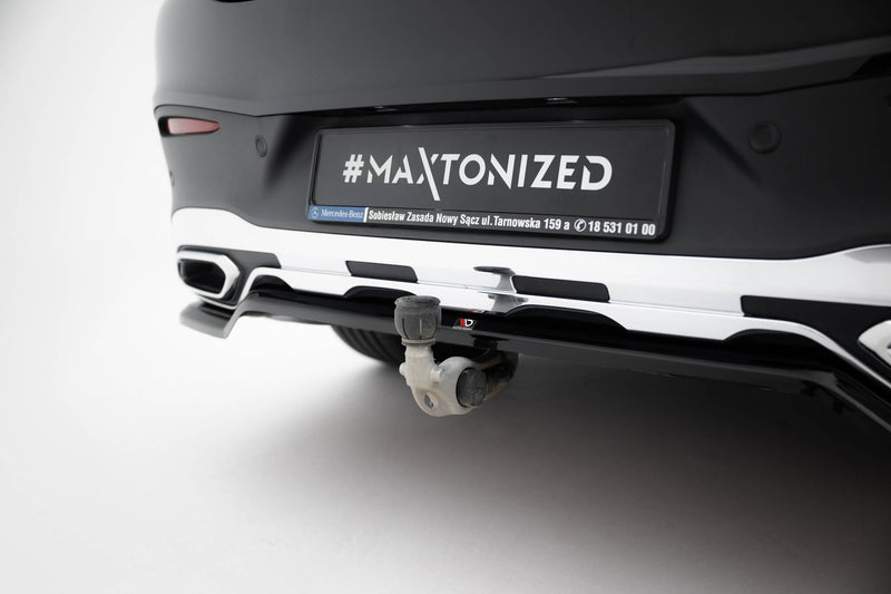 Maxton Design Hinten Splitter (mit einem vertikalem balken) Mercedes-Benz GLC Coupe AMG-Line C254
