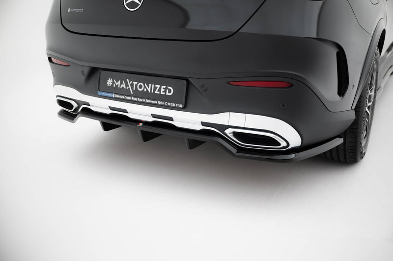 Maxton Design Hinten Splitter (mit einem vertikalem balken) Mercedes-Benz GLC Coupe AMG-Line C254