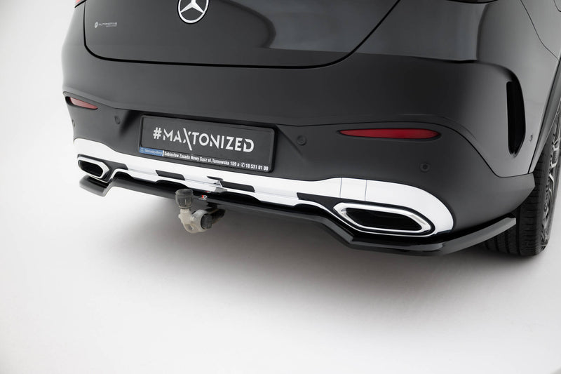 Maxton Design Hinten Splitter (mit einem vertikalem balken) Mercedes-Benz GLC Coupe AMG-Line C254