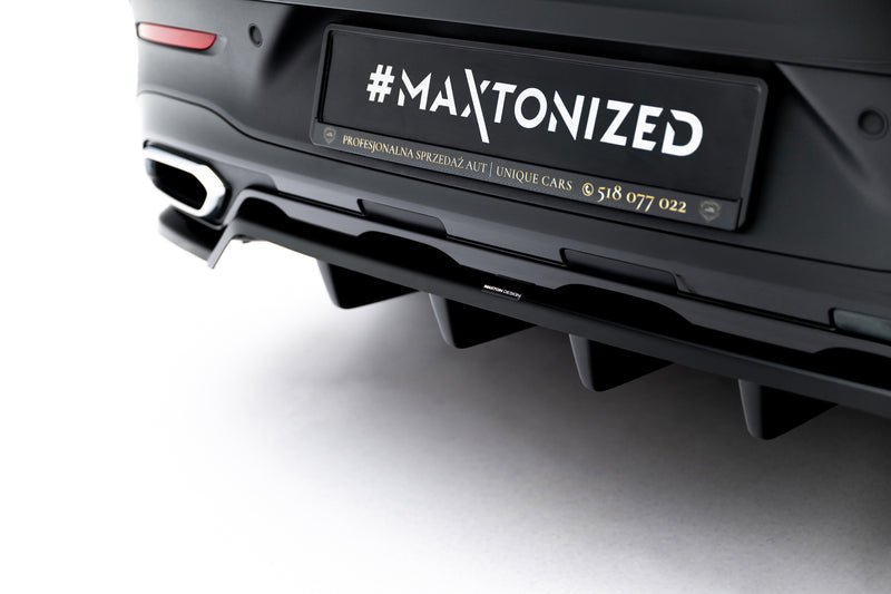 Maxton Design Rear Splitter (with vertical bars) Mercedes-Benz GLC Coupe C254