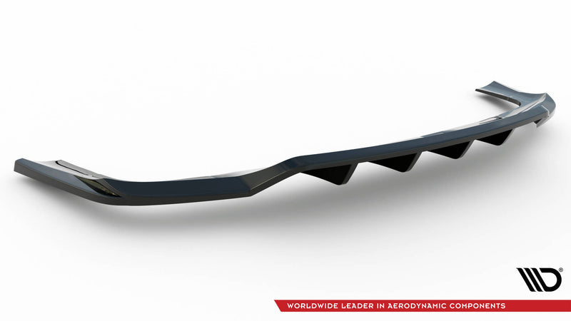 Maxton Design Rear Splitter (with one vertical bar) Mercedes-Benz GLE SUV AMG-Line W167 / W167 Facelift