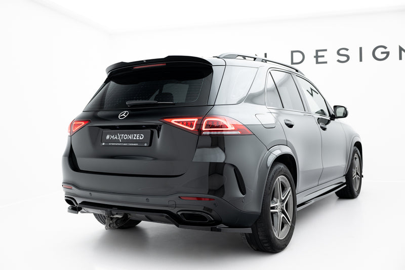 Maxton Design Rear Splitter (with one vertical bar) Mercedes-Benz GLE SUV AMG-Line W167 / W167 Facelift