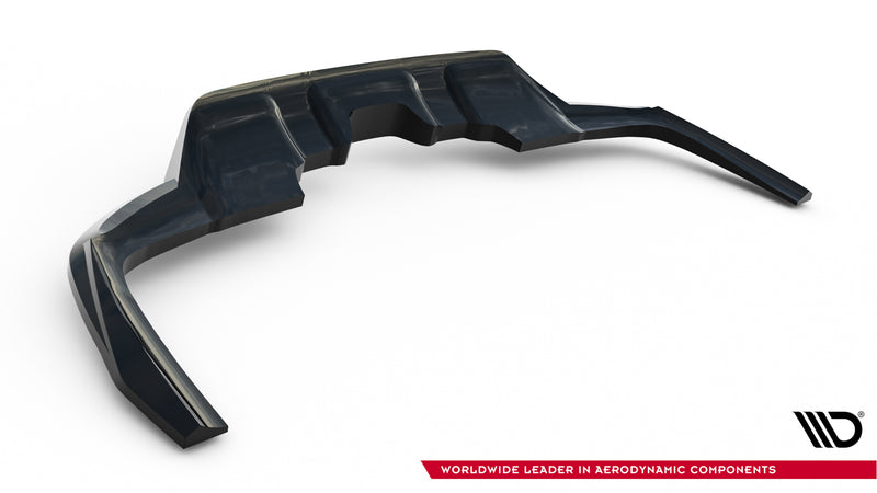 Maxton Design Hinten Splitter (mit einem vertikalem balken) Mercedes-Benz GLS AMG-Line X167 Facelift