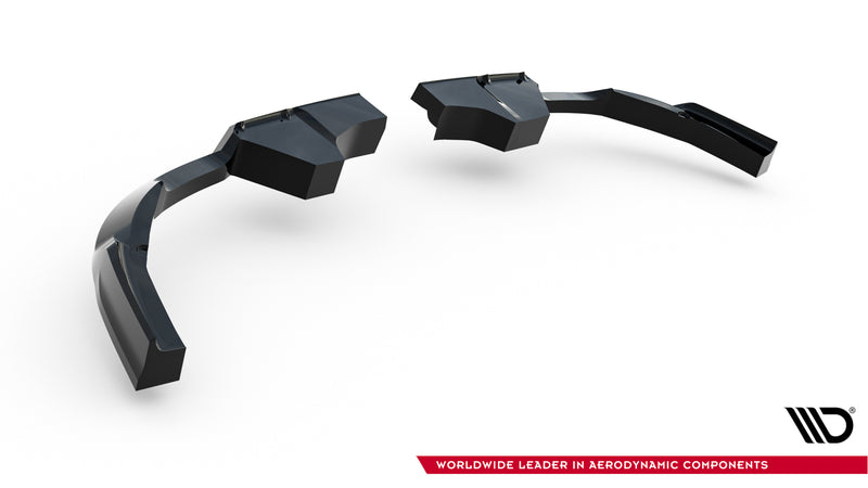 Maxton Design Hinten Splitter (mit einem vertikalem balken) Mini Countryman JCW U25