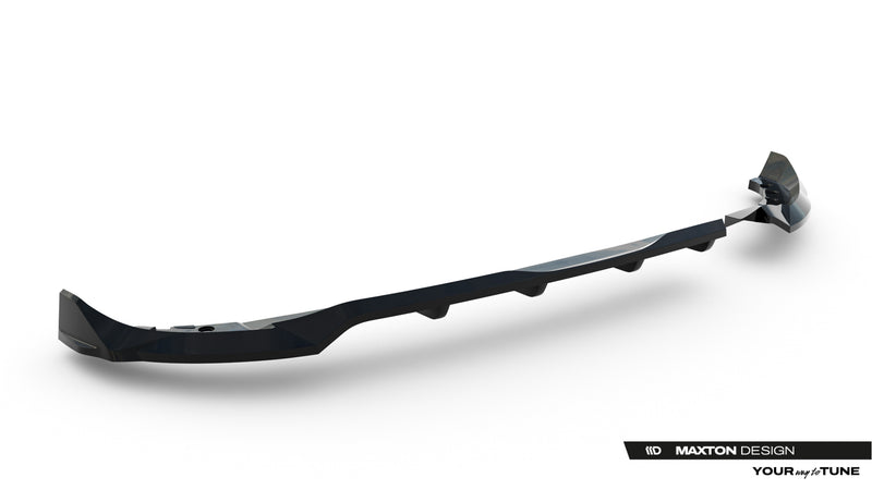 Maxton Design Rear Splitter (with vertical bar) Opel Corsa F Facelift (Mk6 Facelift)
