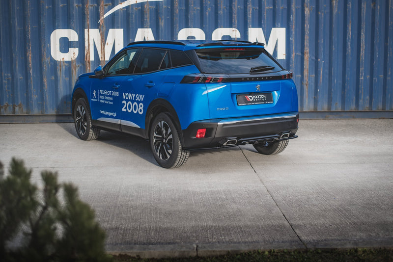 Maxton Design Hinten Splitter (mit einem vertikalem balken) Peugeot 2008 Mk2