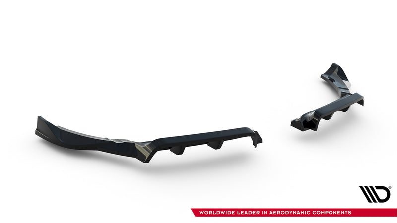 Maxton Design Hinten Splitter (mit einem vertikalem balken) Porsche 718 Cayman GTS 982c