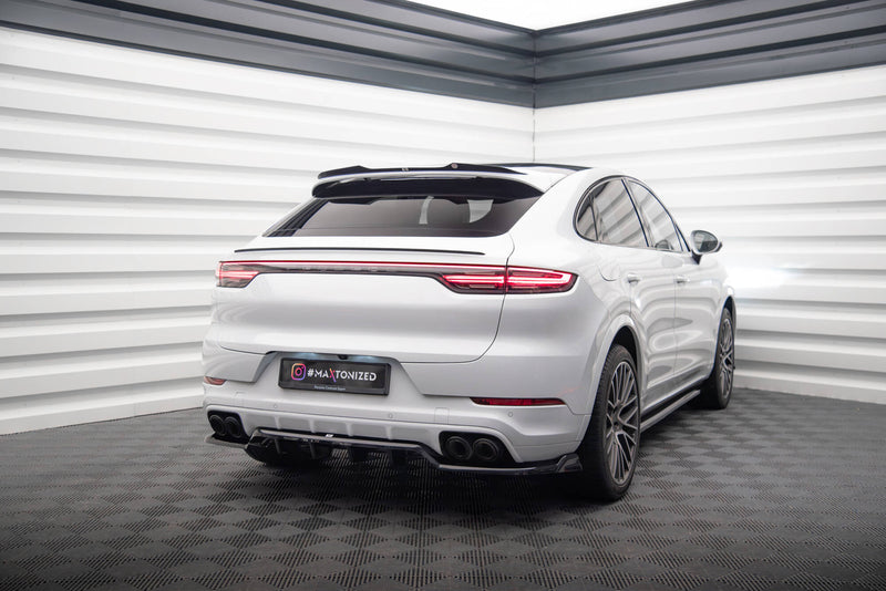 Maxton Design Hinten Splitter (mit einem vertikalem balken) Porsche Cayenne Coupe / SUV Mk3