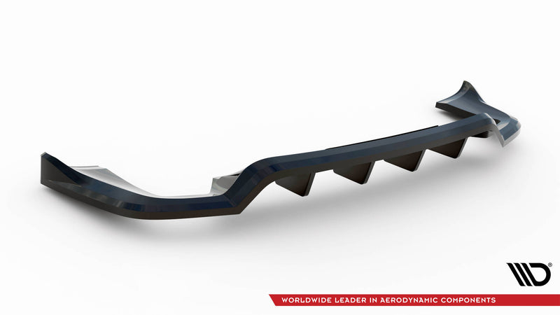 Maxton Design Hinten Splitter (mit einem vertikalem balken) Porsche Cayenne Mk2 Facelift