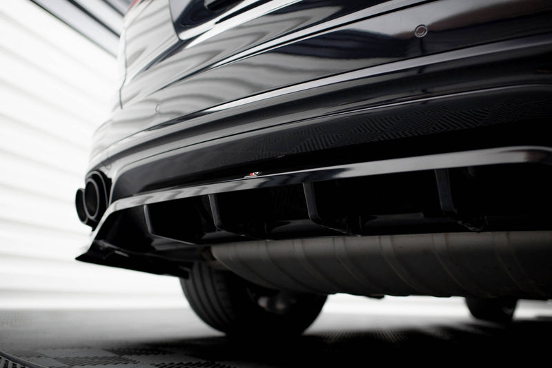 Maxton Design Hinten Splitter (mit einem vertikalem balken) Porsche Cayenne Mk2 Facelift