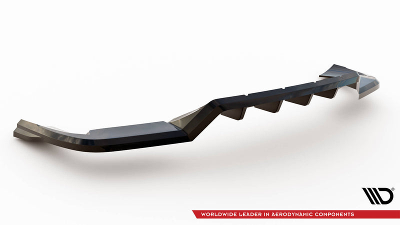 Maxton Design Rear Splitter (with one vertical bar) Porsche Cayenne Sport Design Mk3