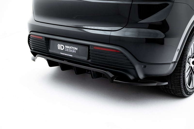 Maxton Design Rear Splitter (with a vertical bar) Porsche Macan EV Mk1