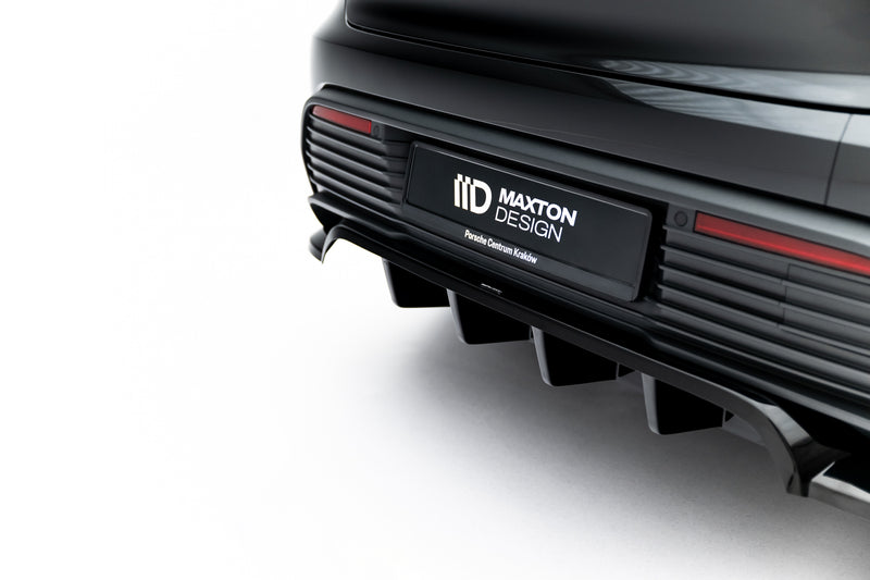 Maxton Design Rear Splitter (with a vertical bar) Porsche Macan EV Mk1