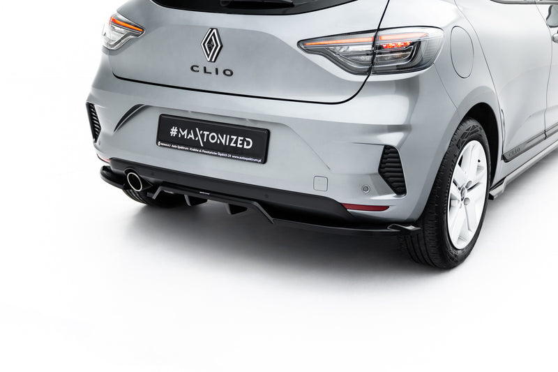 Maxton Design Rear Splitter (with a vertical bar) Renault Clio Mk5 Facelift