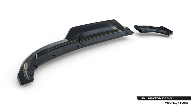 Maxton Design Rear Splitter (with a vertical bar) Renault Clio Mk5 Facelift