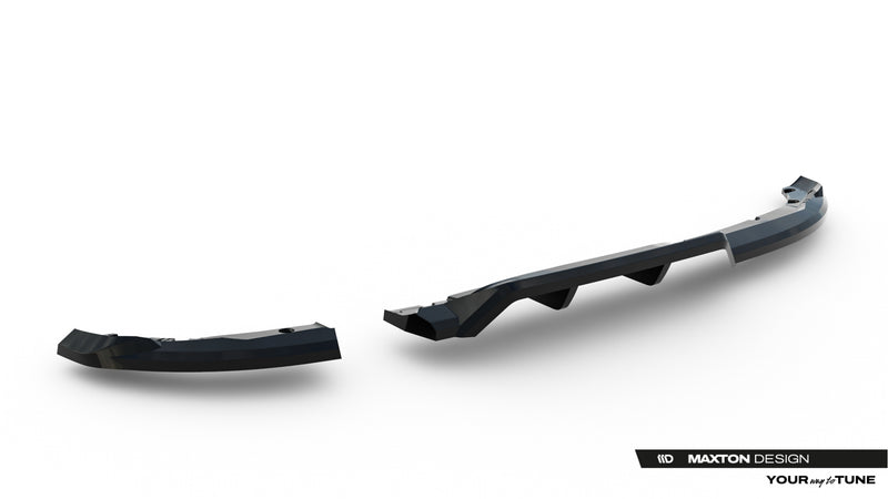 Maxton Design Rear Splitter (with a vertical bar) Renault Clio Mk5 Facelift