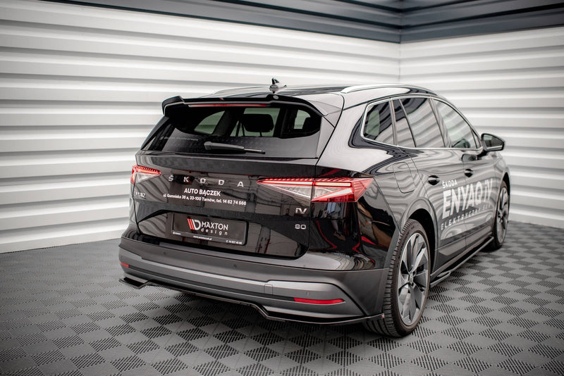 Maxton Design Hinten Splitter (mit einem vertikalem balken) Skoda Enyaq iV