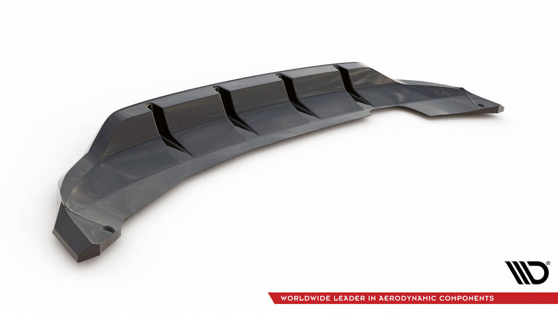 Maxton Design Hinten Splitter (mit einem vertikalem balken) Skoda Fabia Monte Carlo Mk4