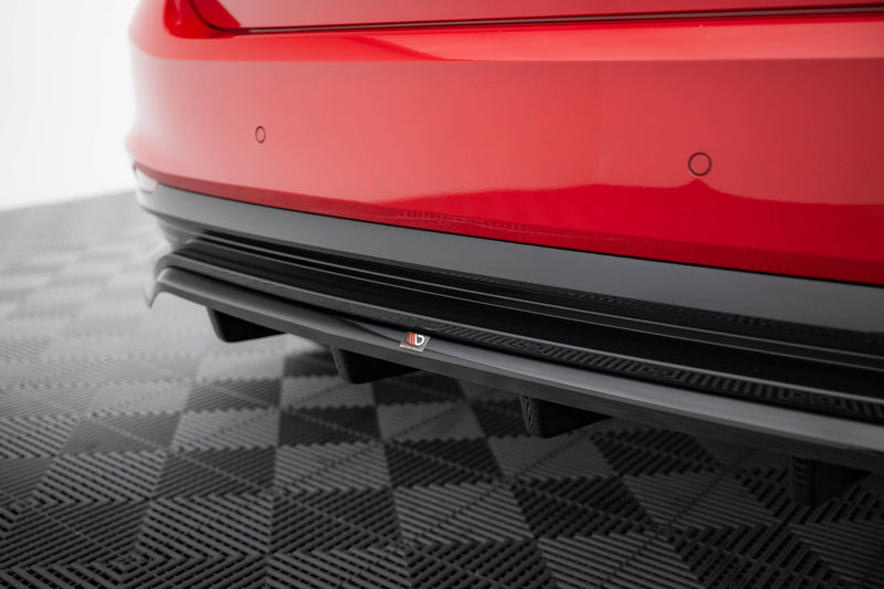 Maxton Design Hinten Splitter (mit einem vertikalem balken) Skoda Fabia Monte Carlo Mk4