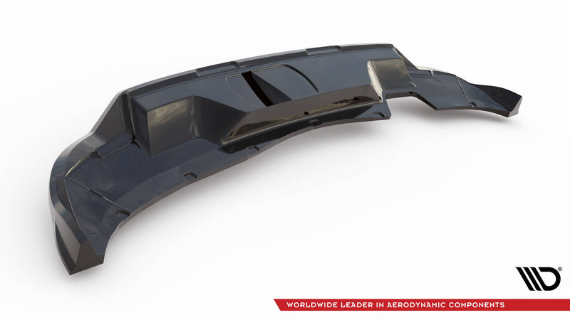 Maxton Design Hinten Splitter (mit einem vertikalem balken) Skoda Kamiq Monte Carlo Mk1 Facelift
