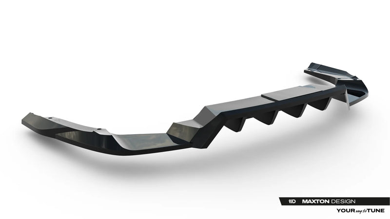 Maxton Design Rear Splitter (with a vertical bar) Skoda Kodiaq RS Mk2