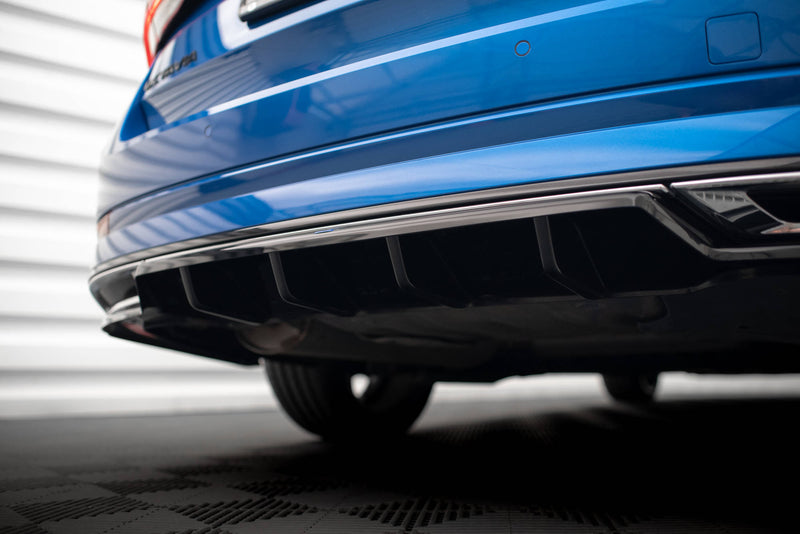 Maxton Design Hinten Splitter (mit einem vertikalem balken) Skoda Octavia Sportline Mk4