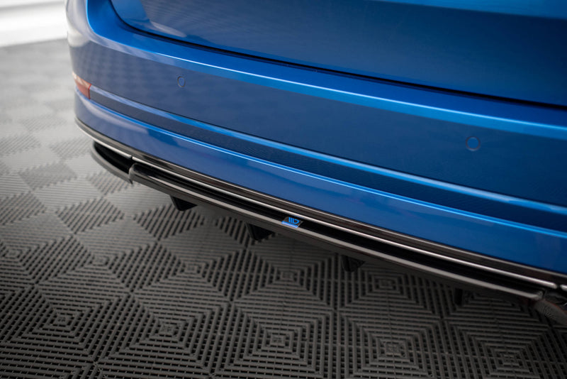 Maxton Design Hinten Splitter (mit einem vertikalem balken) Skoda Octavia Sportline Mk4