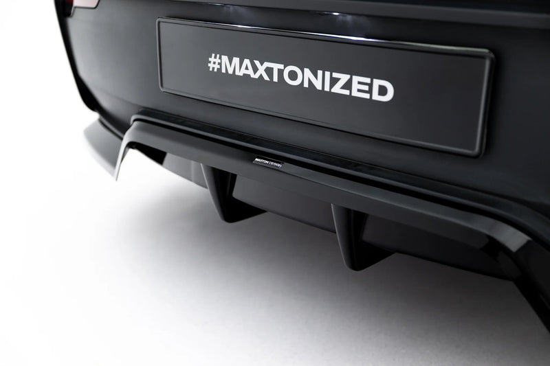 Maxton Design Rear Splitter (with a vertical bar) Tesla Model Y Premium Mk1 Facelift