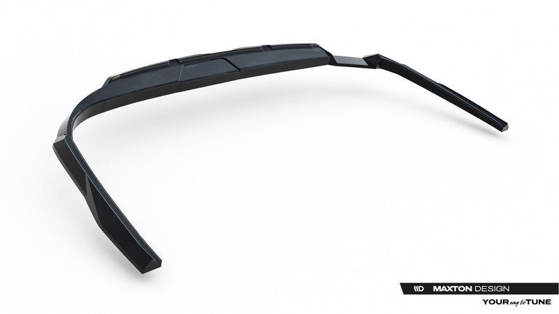 Maxton Design Rear Splitter (with a vertical bar) V.1 Audi A6 S-Line C9