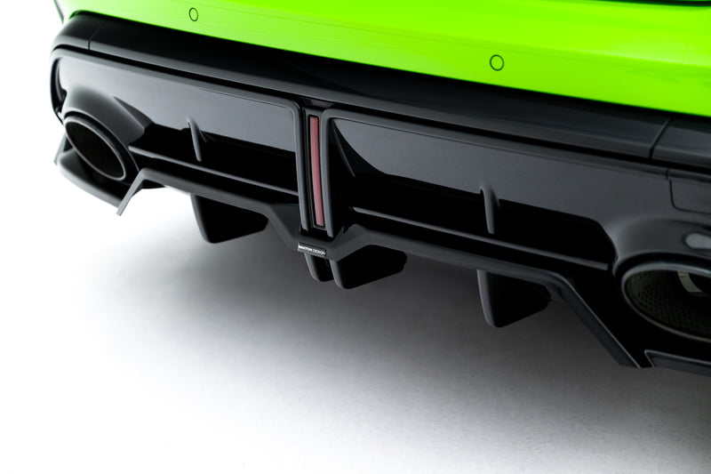 Maxton Design Rear Splitter (with a vertical bar) V.1 Audi RS3 Sportback 8Y Facelift