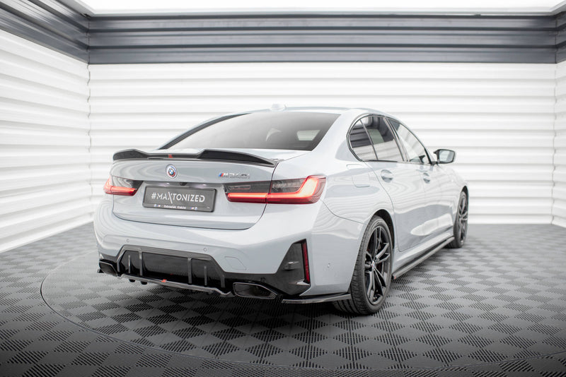Maxton Design Hinten Splitter (mit einem vertikalem balken) V.1 BMW M340i G20 / G21 Facelift