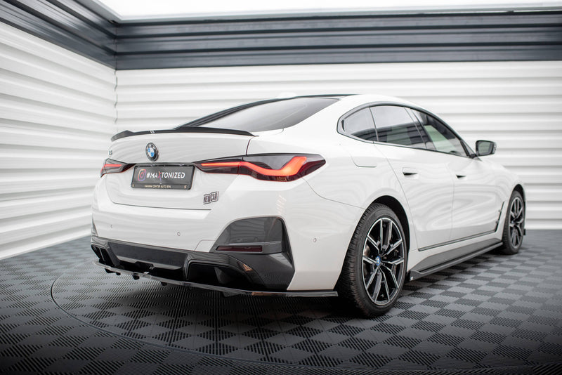 Maxton Design Hinten Splitter (mit einem vertikalem balken) V.1 BMW i4 M-Pack G26